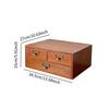 Organisateur de bureau Armoire Table Plateau Tiroir Polyvalent Coiffeuse Empilable Bois