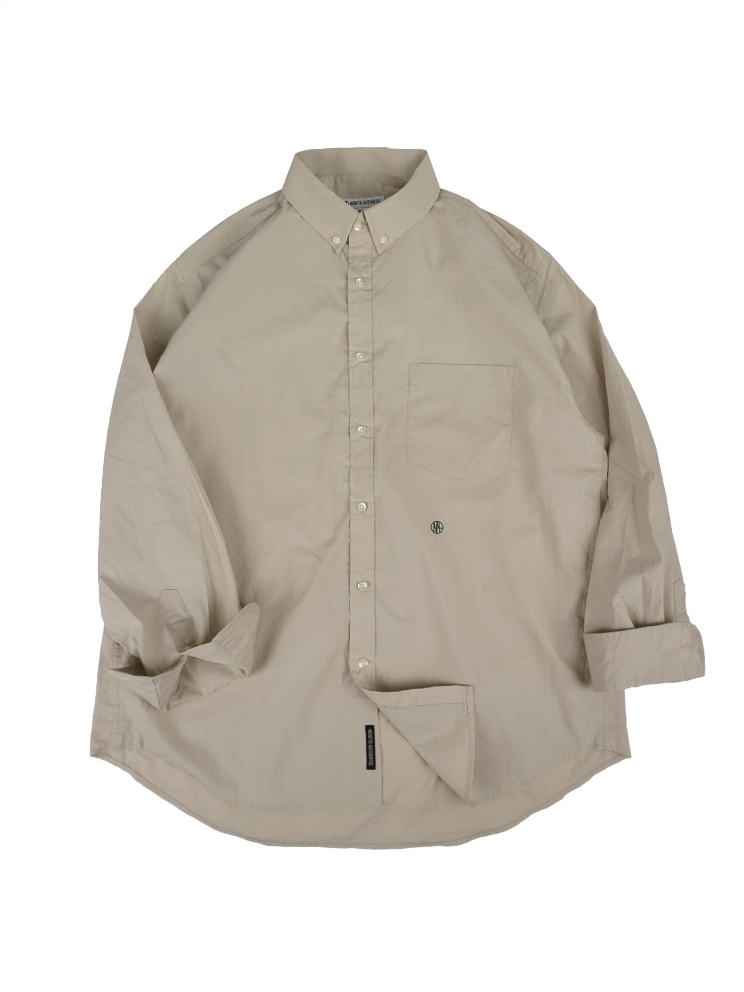 Nenets Authentic City Logo Overfit Shirts Beige Beige/Basic(M)