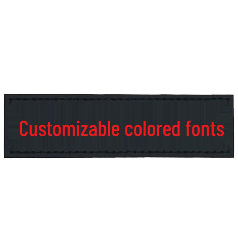 Szelki dla psa Cross-Border K9 z identyfikatorem na rzep zabezpieczającym przed zgubieniem i możliwością grawerowania.