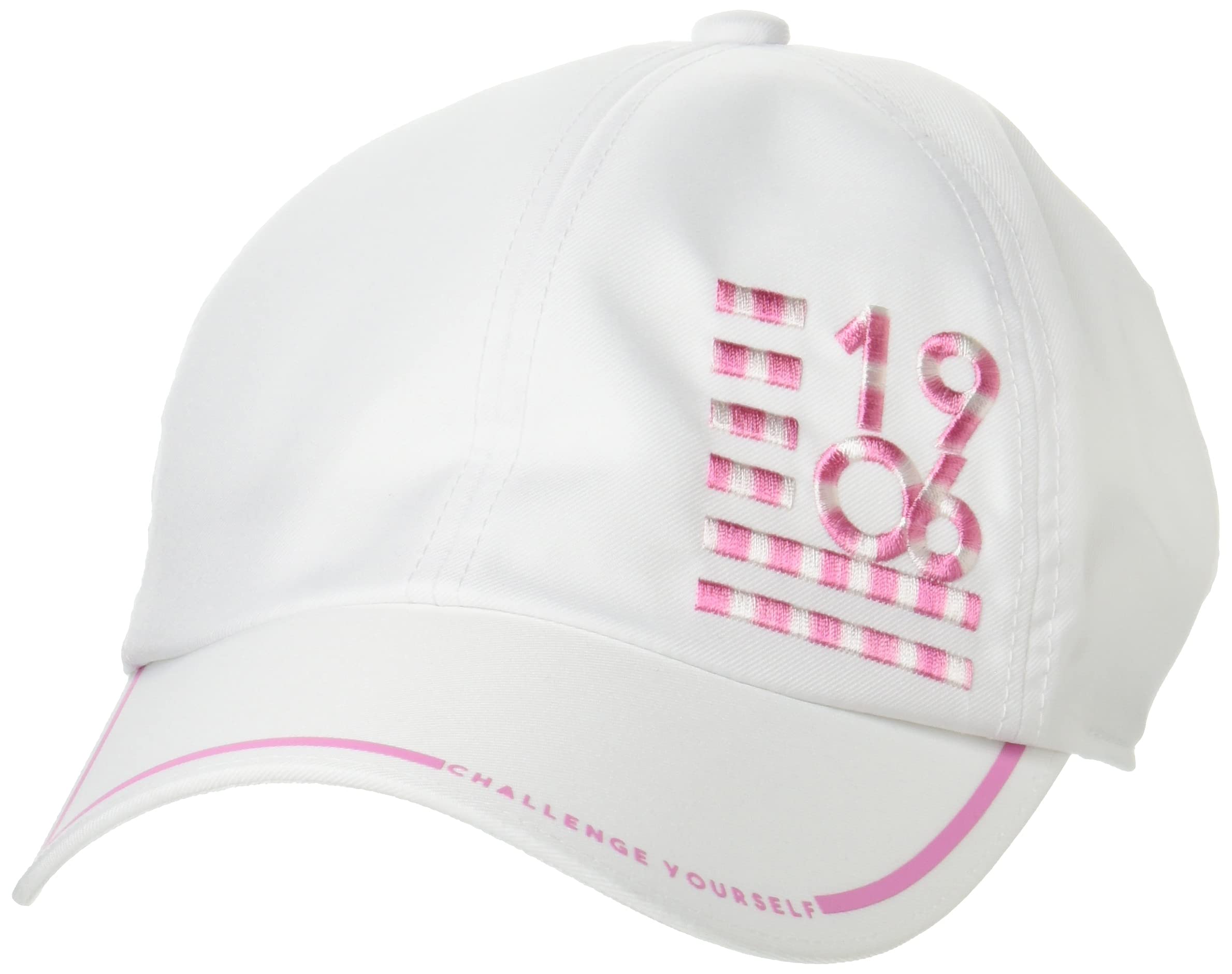 

Mizuno 1906 Кепка для гольфа с вышивкой по краю E2MW2203, Дезодорирующая, Женская, Белая/Розовая,