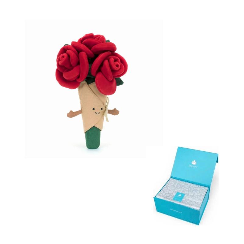 JELLYCAT Handheld Rose Dolls Plush Doll 30cm High