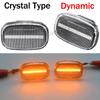 2PCS LED Dynamic Side Marker Turn Light Indicator Blinker Signal Lamp For Toyota 1992-2007 Corolla E10/E11/E12