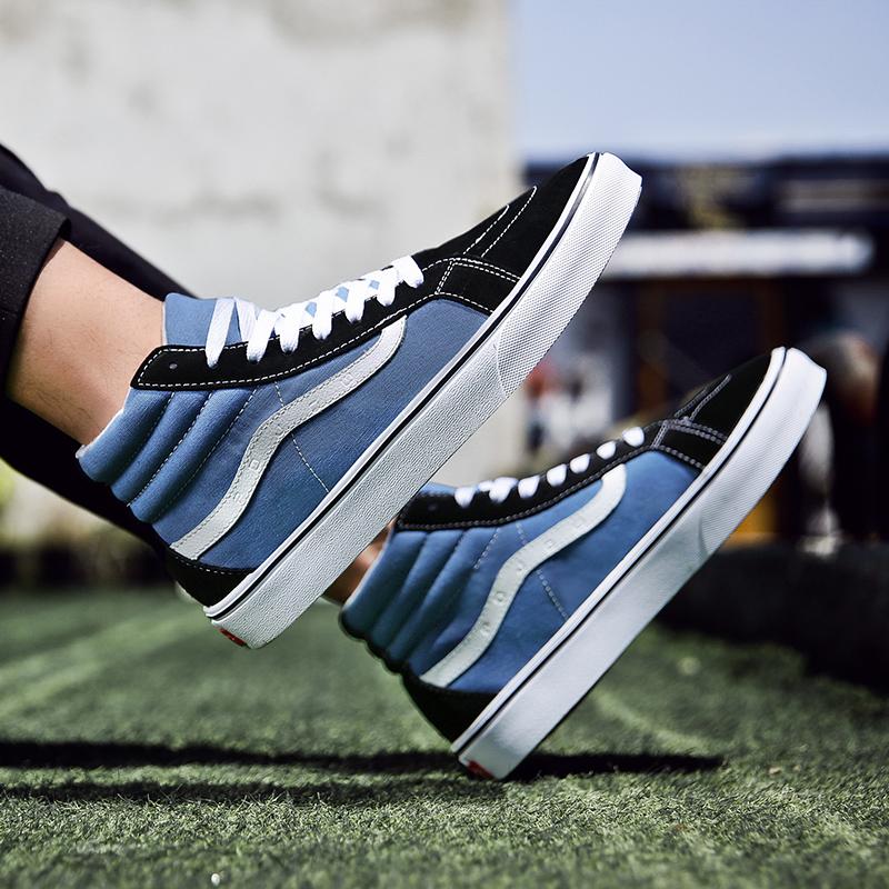 Unisex Coppie Alte Top Vulcanizzate Scarpe Moda Uomo Tela Scarpe Sneakers  Donna Designer Sneakers Casual Scarpe Basse acquista in modo economico —  spedizione gratuita, recensioni reali con foto — Joom