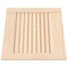 Cabinet Doors with Louvered Design 2 Pcs 39.5 X 39.4 Cm Solid Wood