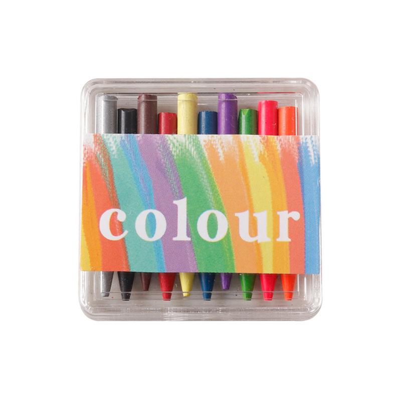 1Box 1:12 Dollhouse Miniature Crayon Color Pencil Sketch Pen Drawing Scene Decor Toy Doll House Accessories