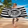 Juven-tus Football Club Printed Microfiber Beach Towel, Soft And Absorbent, Quick-Dry, Ideal for Summer Travel, Beach Essential, Swimming Pool
