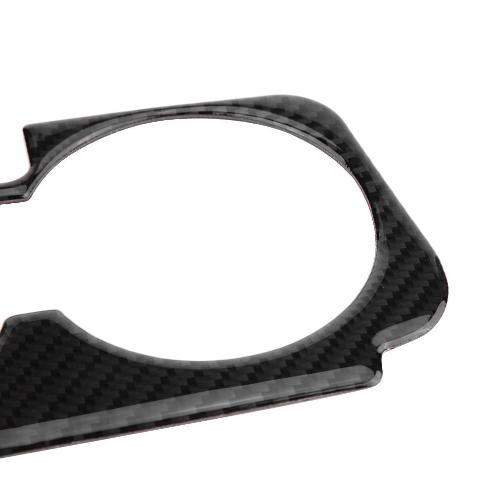 Carbon   Car Cup Holder Trim Sticker for   C Class W205 C180 GLC