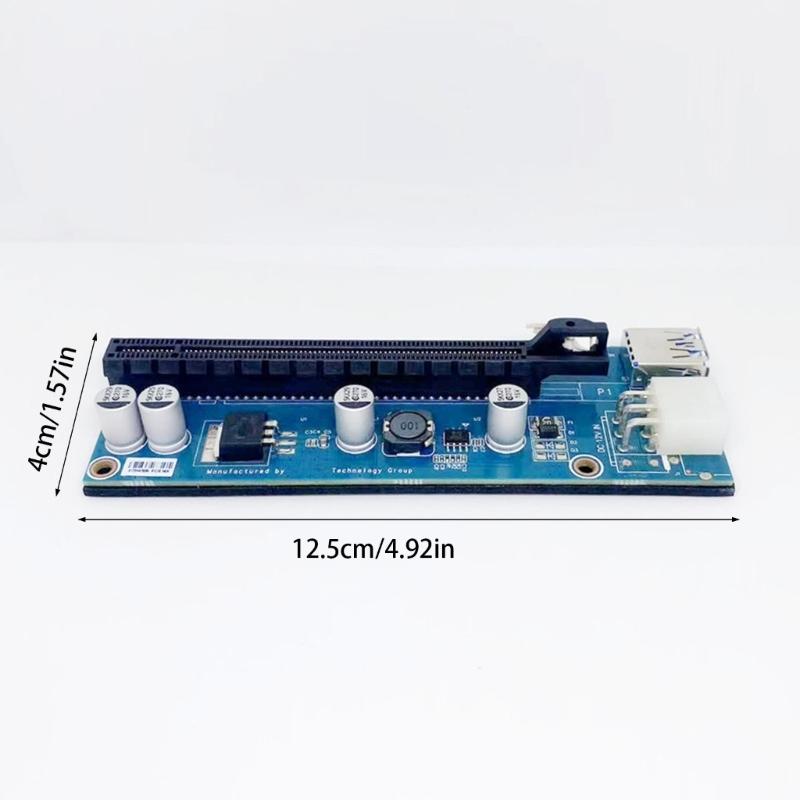 Laptop Graphics Card Expansion Card Card PCIE 1X To 16X Extension Card Adapter Extension Cable With USB3.0 Cable