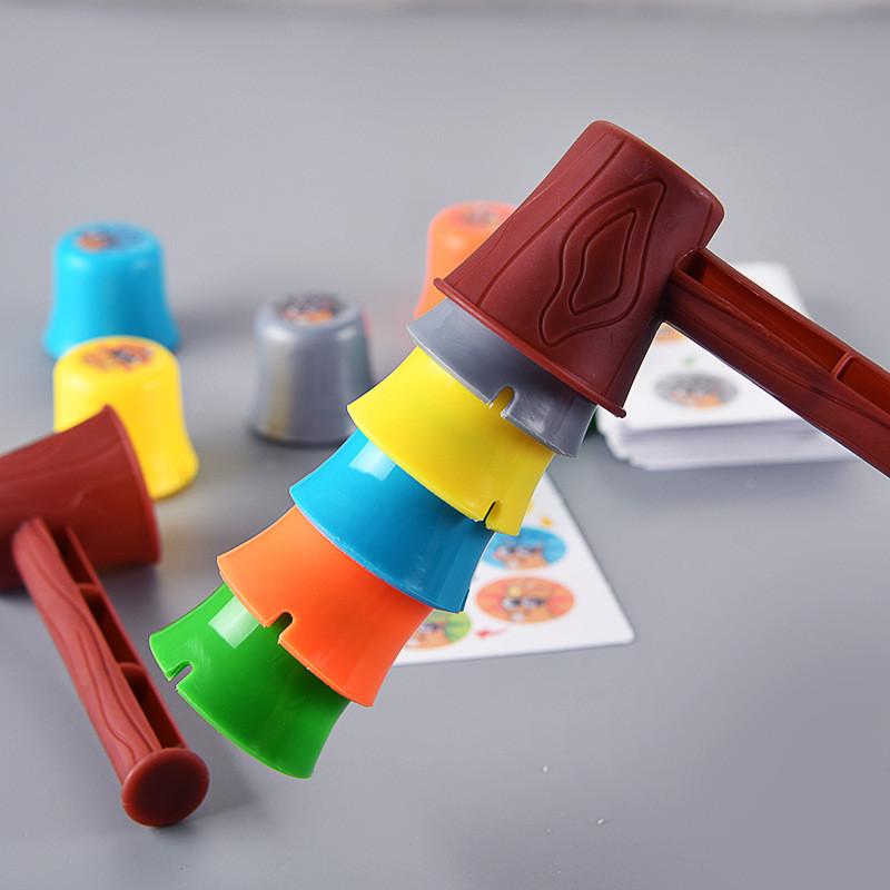 Rychlá skládací pohárová hra 20 výzev Rozpoznávání barev Dětské puzzle Mlatící sysel Párty hra Hračky pro děti Soutěž