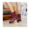 Damen Outdoor Modische Rutschfeste Wasserdichte Verdickte Und Abriebfeste Kurze Stiefel Regenschuhe Gummischuhe