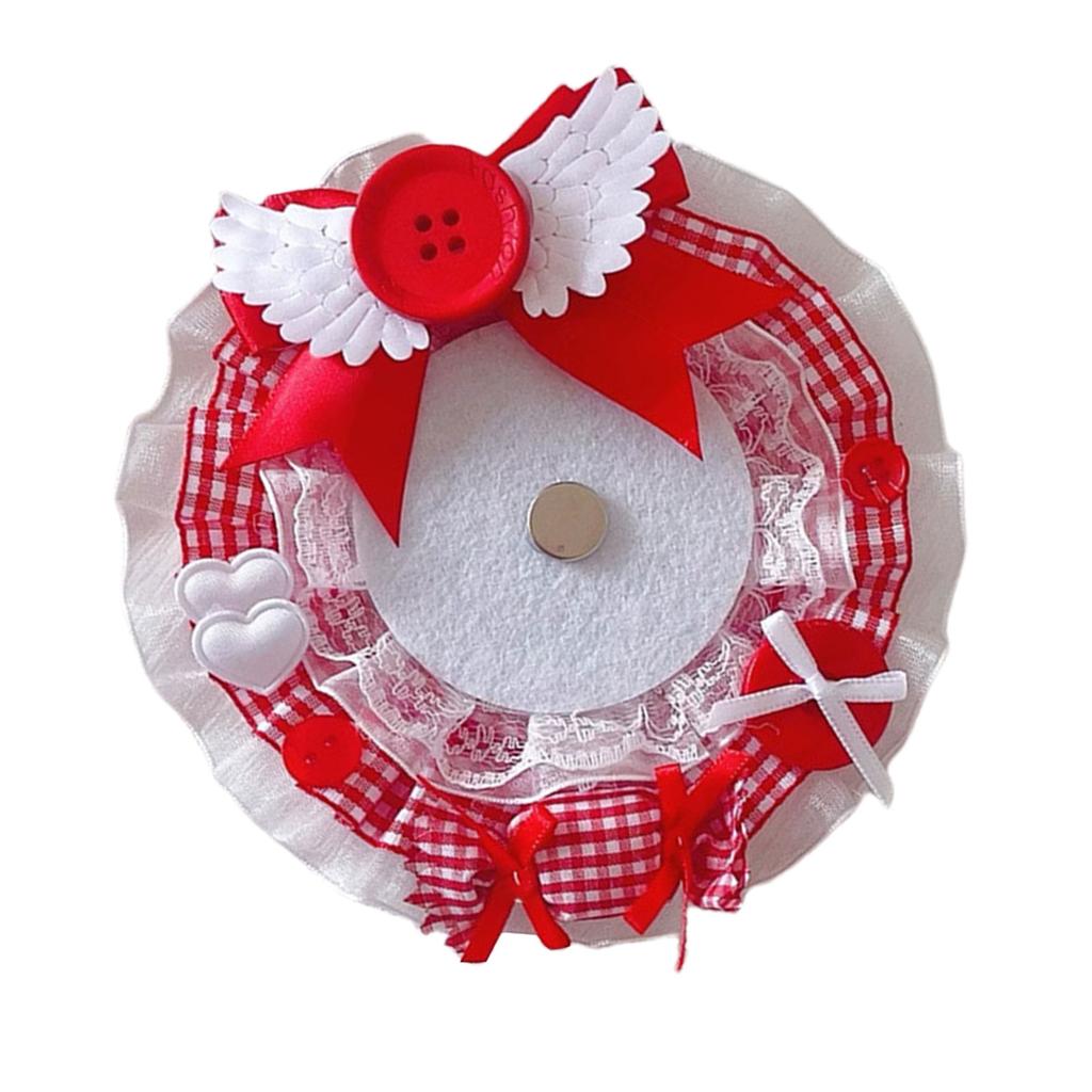 Cute Candy Themed Badge Holder Trendy Lace Badge Stand with Sweet Candy Elements for Daily Wear Parties Dates