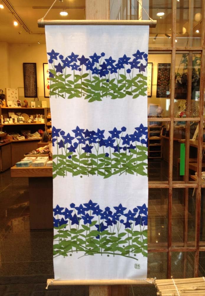 Anbo Dyeing Hand Towel Authentic Dyed Cotton Tokuoka Made in Japan 35cm x 100cm "Kikyō" 100%