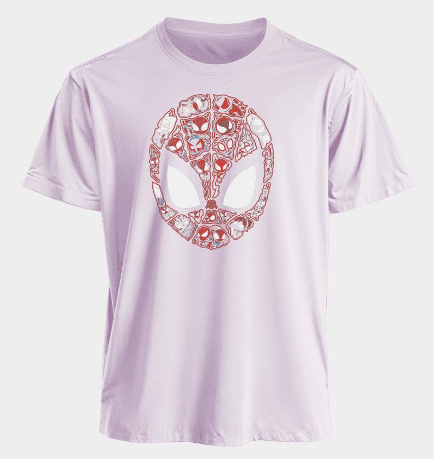 Men's and Women's T-shirts Spider-Man Summer American Style Spring and Autumn Loose Oversized Casual Short-sleeved