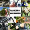 7-trådig 550 Paracord 5 15 30M 100FT Stark Tålig Campingrep Taktiskt Fallskärmsrep Utomhusutrustning Tältrep 4mm Vandring