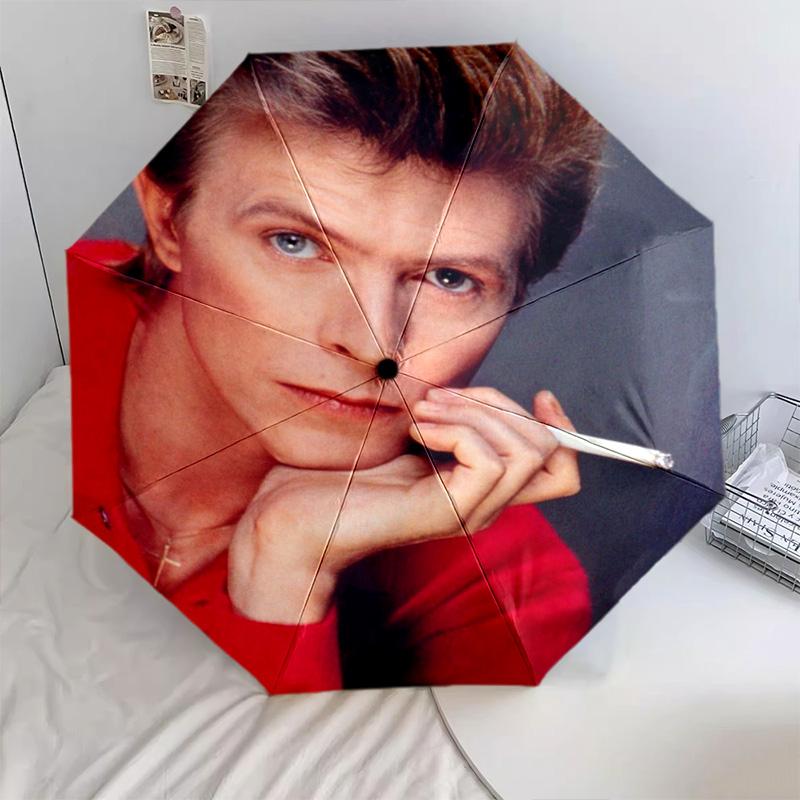 David Bowie Automatic Umbrella - Suitable Travel Outdoor Portable Umbrella Birthday Gift Daily Essentials