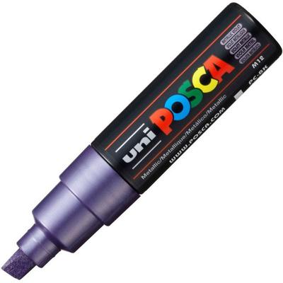 Purple Metal Broad Chisel Tip Marker
