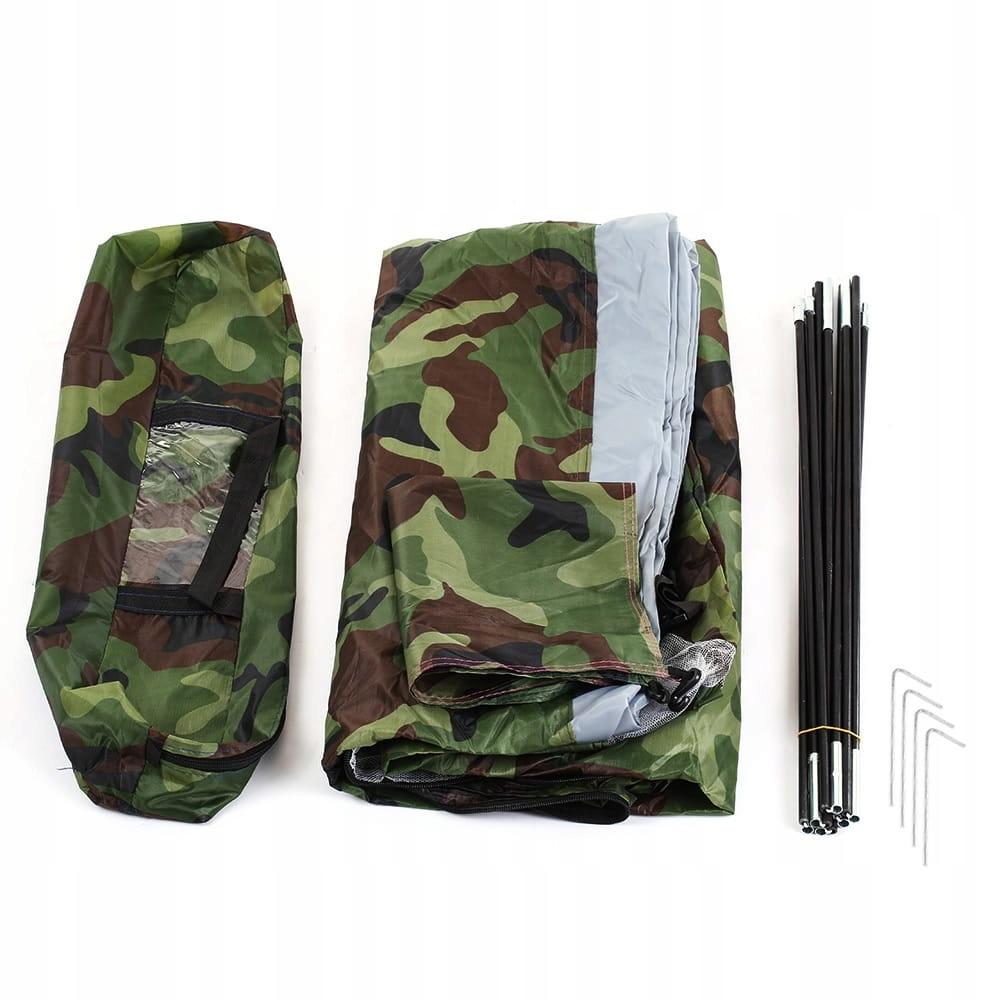 7-Person Fishing Tourist Military Tent, Quick-Setting