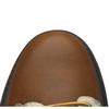British Style Men's Work Shoes Thick Soled Casual Shoes Men's Leather Trendy Shoes Retro Style Luxury Shoes
