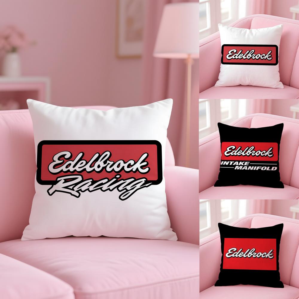 Design E-Edelbrocks Cushion Cover Plush Fabric Soft Double-Sided Printed Invisible Zipper Sofa Pillow Case Home Decor