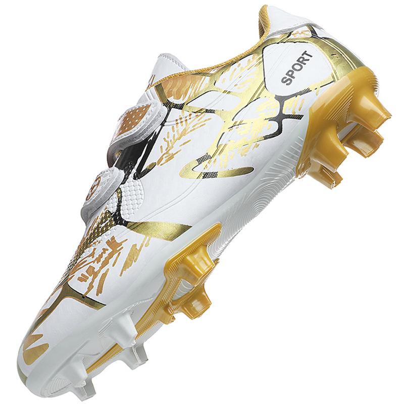 28-38 Yards Shock-absorbing Non-slip Wear-resistant Velcro Long Nails Outdoor Football Shoes Training Children's Shoes