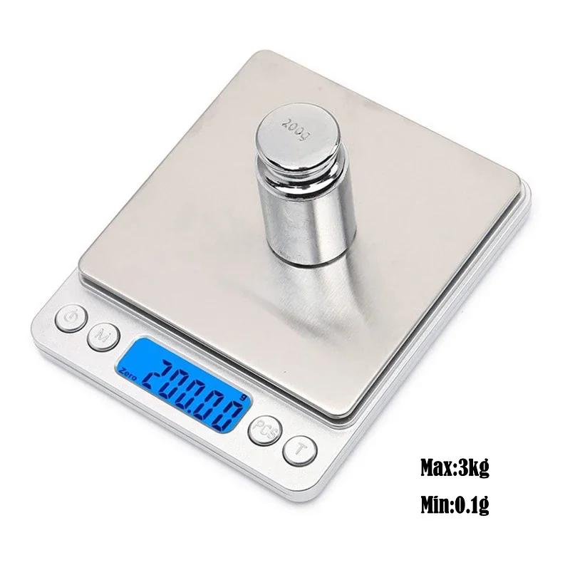 

3 кг/0,1 г кухонные измерительные весы электронные весы инструменты мини ювелирные изделия числовой вес граммы унции обеденный бар дом и сад