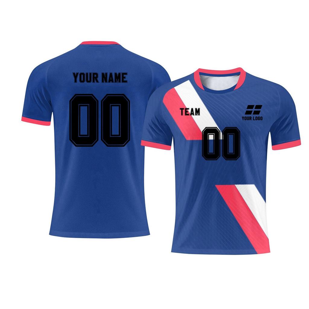 Personalised Tops Shirts Mens Girls With Name Number Custom Football Jerseys For Boys Training Suit