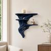 Stable Three Tier Wall Rack Irregular Shape Wall Storage Rack  Collectibles Display