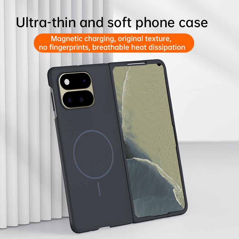 For Magsafe Ultra Thin Case For Google Pixel 11 Pro Fold Frosted Hard PC Magnetic Shockproof Phone Cover For Pixel 11Pro Fold