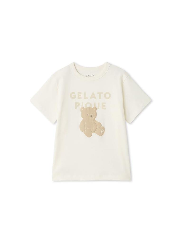 Gelato Pique Kids Plush PKCT259077 BEG 120 One-Point T-Shirt