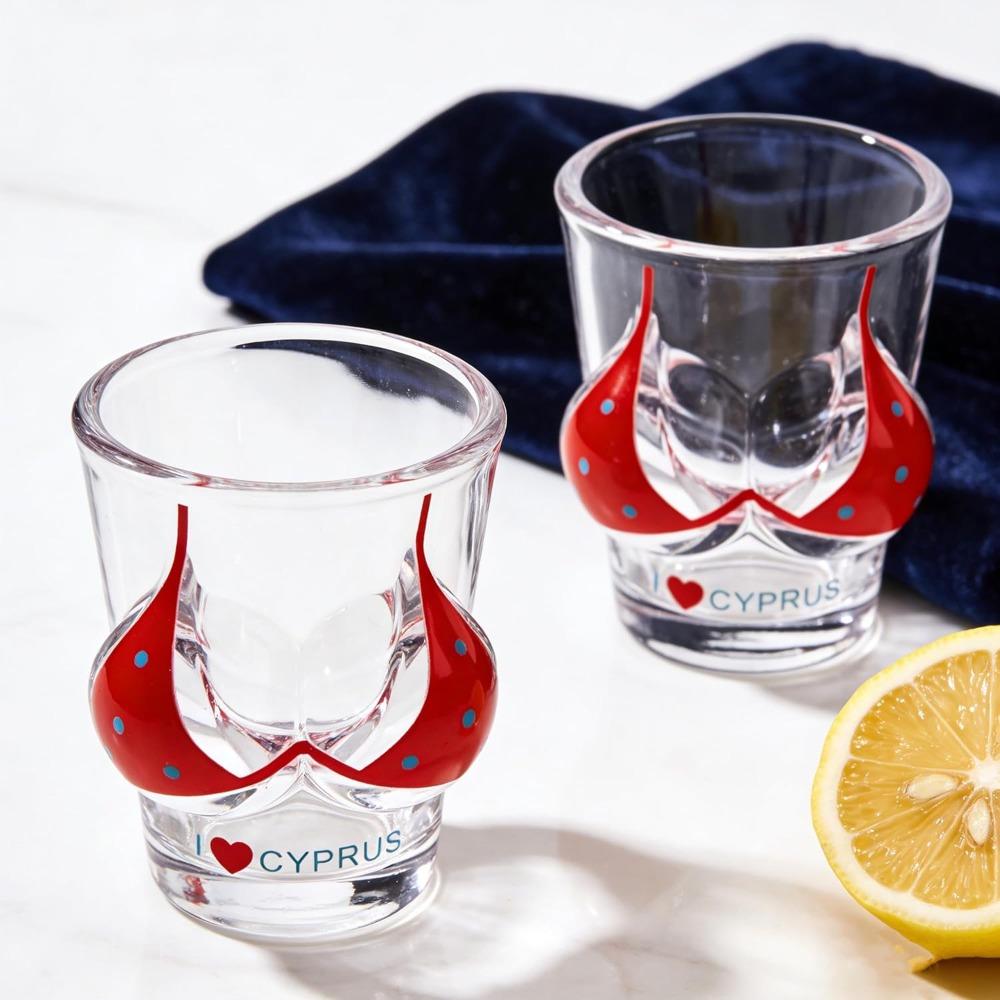 6 Pezzi Bicchierini da Shot Bikini Rossi Tazze Creative a Forma di Corpo per Cocktail Trasparente Bicchiere da Vino Bicchierini da Drink per Shot di Alcol Bicchierini da Vodka