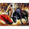 Bullfighter Figure DIY Digital Painting By Numbers Modern Wall Art Canvas Painting Christmas Unique Gift Home Decor 40x50cm