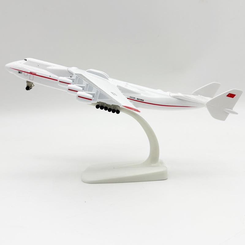 1 Set 1/400 Maßstab Replika Modell Spielzeug 20 cm Diecast Metalllegierung Sowjetisches An-225 Flugzeugmodell für Sammlung Dekoration Kunstwerk