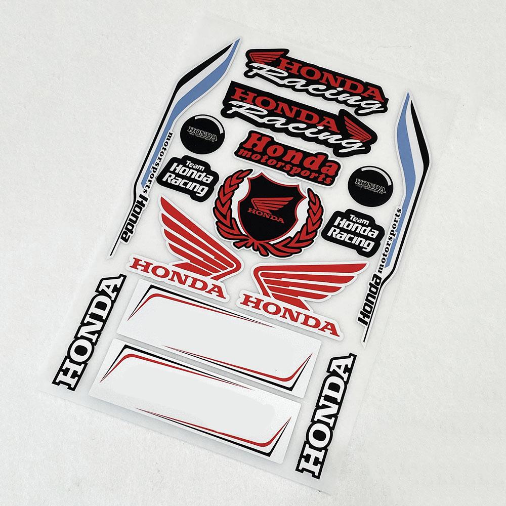 Reflective Stickers Creative Racing N5 Wings Logo Decals for Honda Motorcycle Helmet Fuel Tank Car Computer Suitcase