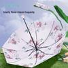 Paradise Compact Double-Layer Folding UV Sun/Rain Umbrella