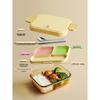 CAMUZ Amber Glass Lunch Box with Utensils