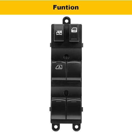 Driver Side Power Master Window Switch Compatible with for Nissan Versa 2007-2010