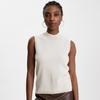 Lekasha Women's Cashmere Half-High Neck Solid Pullover Knit Vest Tank Top