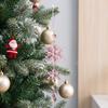 Water Droplet Crystal Style Christmas Snowflake Hanging Acrylic Pendant  Outdoor Indoor