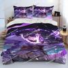 Anime Genshin Impact Game Bedding Set Duvet Cover Bed Set Quilt Cover Pillowcase Comforter king Queen Size Boys Adult Bedding