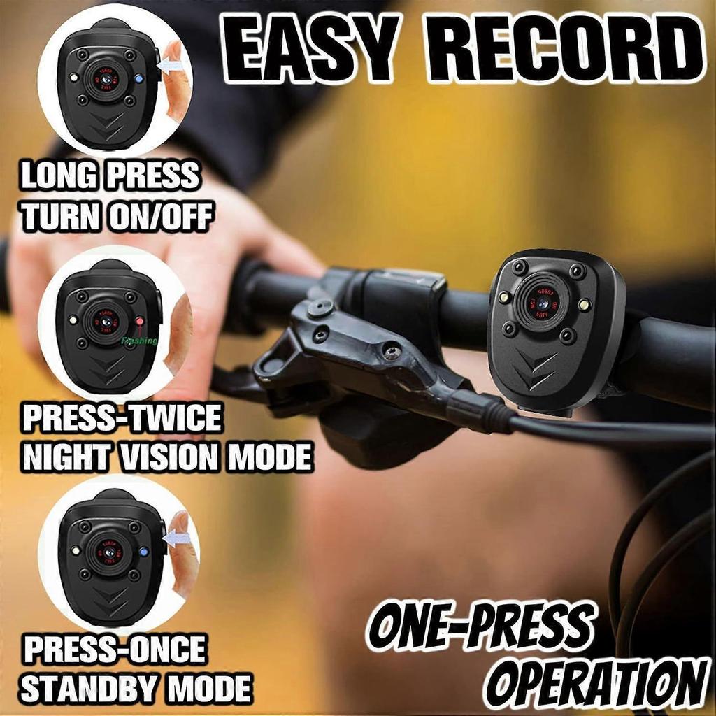 2025 Latest Model 64GB Body Camera Police Civilian Patrol Portable Body Mounted