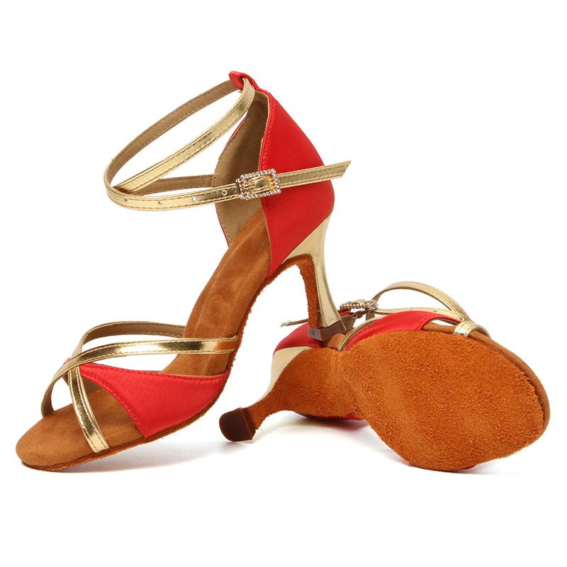 Profesionální Dámské Taneční Boty Sálové Latinské Taneční Boty Salsa Vysoký podpatek 7cm