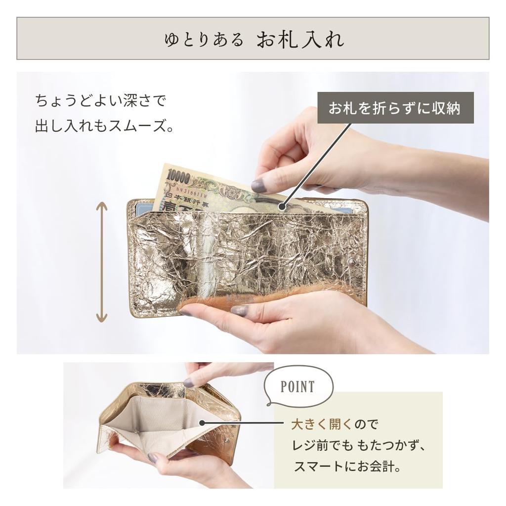 MALTA Tri-fold Mini Wallet for Men and Women, Compact, Small, Leather, Cowhide Leather, Coin Purse, Card Slots, Large Capacity, Simple, Formal,