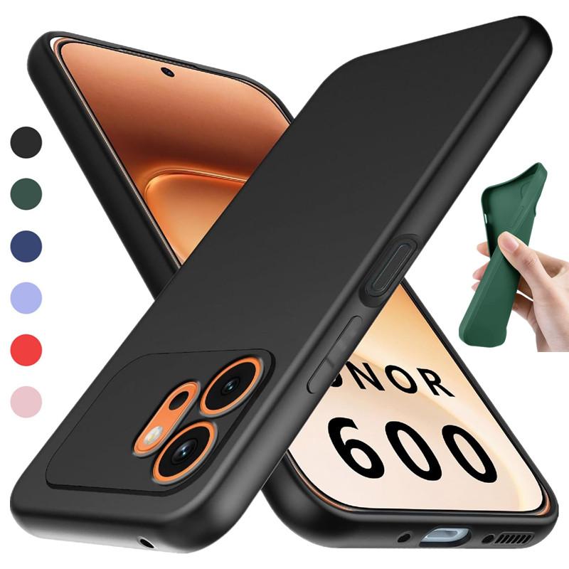 Flexible Liquid Silicone Case For Honor 600 Pro 600 Lite Protective Cover Colorful TPU Fundas Coque Capa