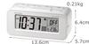 RHYTHM Alarm Clock Radio Clock Thermometer with Minute One Push Timer Function Fit Wave Timer D231 White x x 8RZ231SR03 3/5/15/30 6.4 13.6 5.7cm