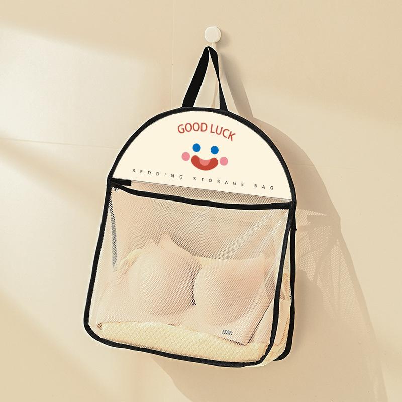 

Настенный подвесной органайзер для хранения нижнего белья, сетчатый мешок для хранения мелочей, подвесной мешок для носков, сумка для хранения в шкафу 【 Single 】 Smiling face