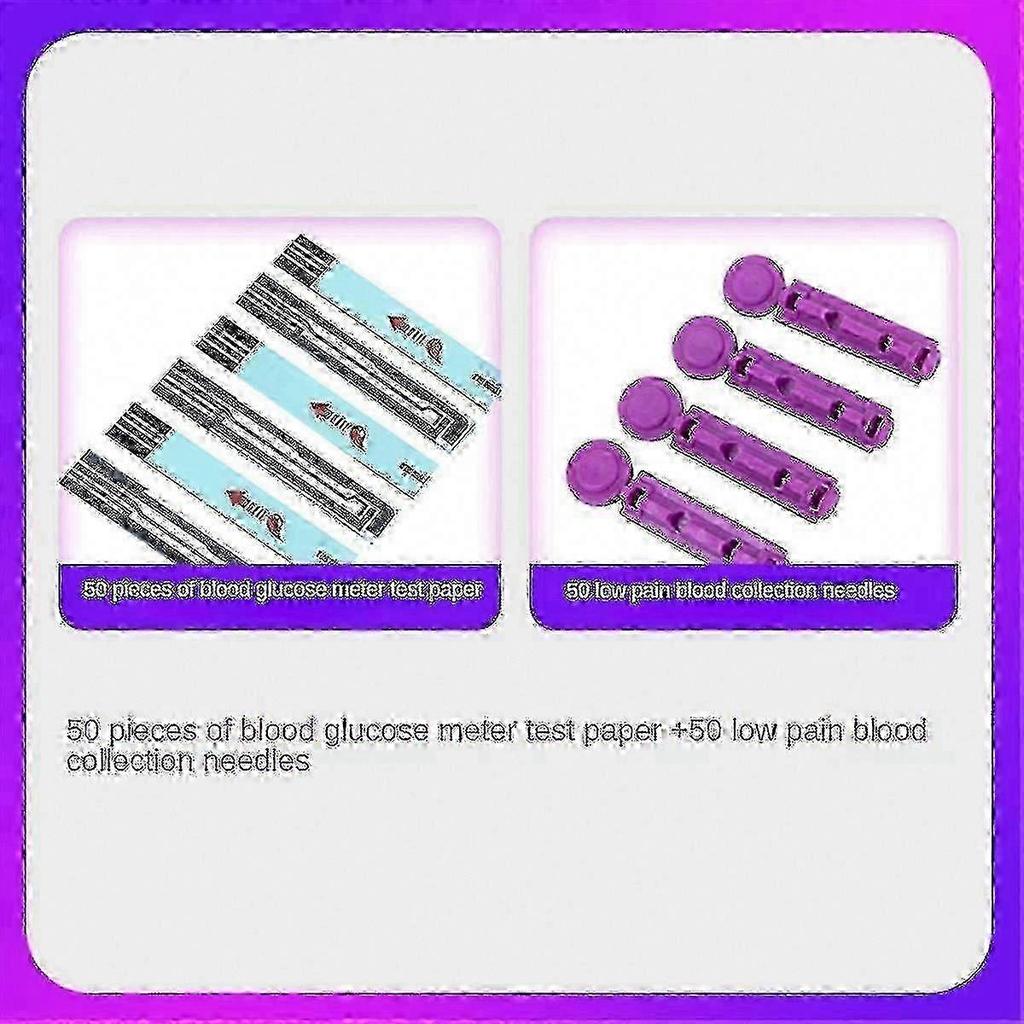 A Hemoglobin A1c and Blood Glucose Monitor Kit for Home Diabetes Testing, the Kit Includes a Monitor and 50 Tests.