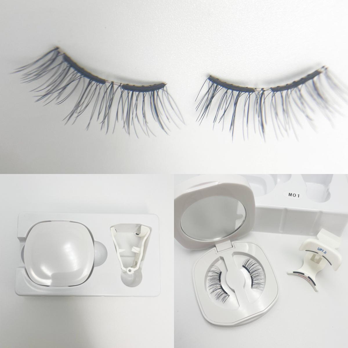 

One-Piece Glue-Free Soft Magnetic Eyelash Set with Light-Feel Magnetic Suction Box