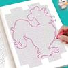 A Simple Version of The Brain Maze Training Book Designed for Teenagers, Featuring Engaging Puzzles To Improve Focus