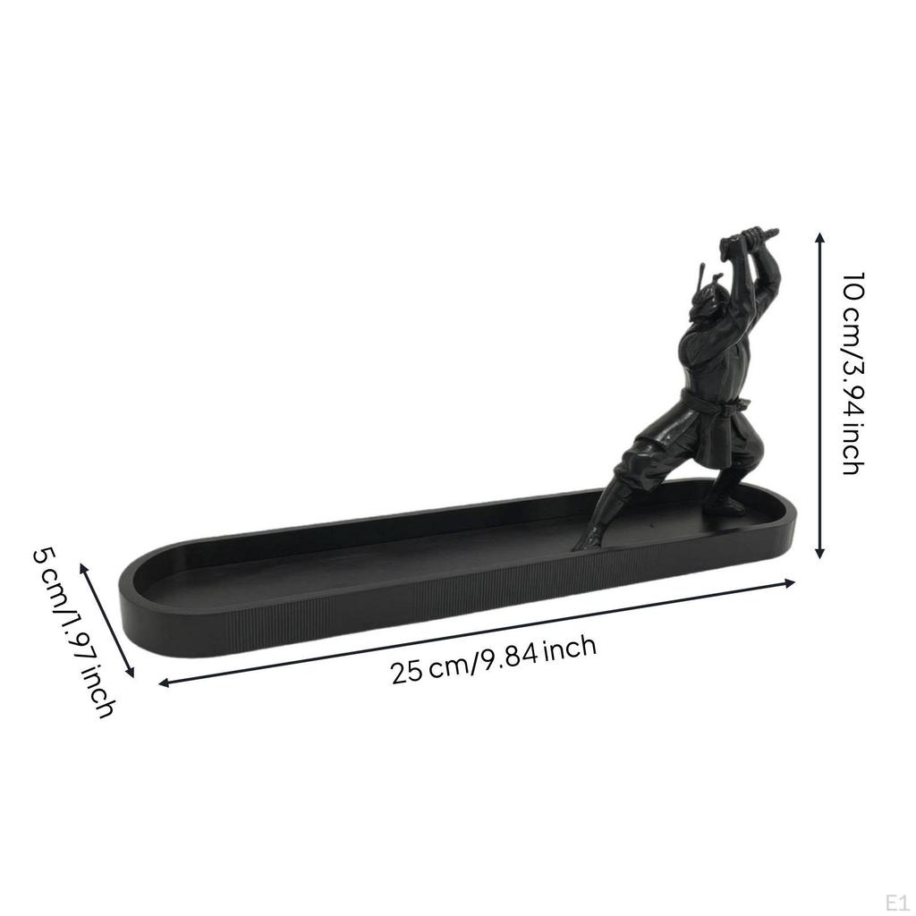 Scent Tray with Combatant Theme Holder Decorative for Battle Arts Enthusiasts, Meditation