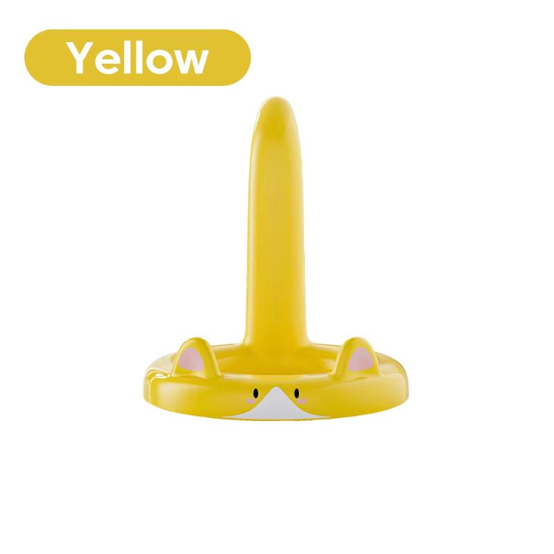 

Cartoon Cat Phone Stand Multi-Function Adjustable Angle Cute Desktop Tablet And Phone Holder жовтий